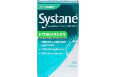 Systane Hydration 10 ml - Gouttes Lubrifiantes et Hydratantes